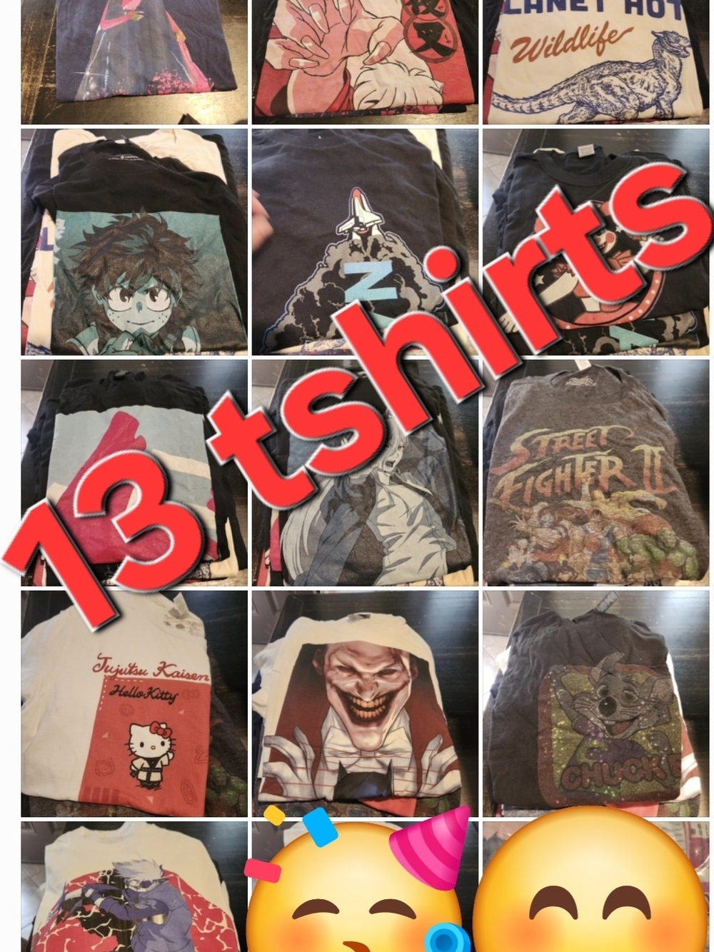 Adult graphic tshirts new 13 total size S‎